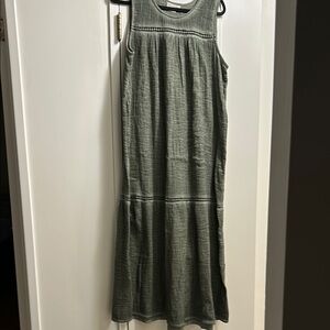 B.Copenhagen Sleeveless Green Maxi Dress NWOT